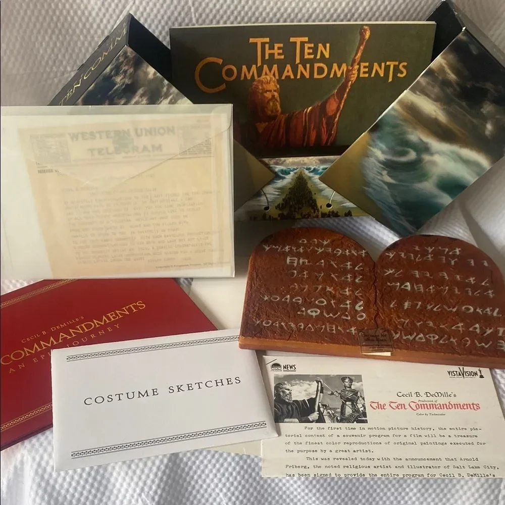 The Ten Commandments Limited Edition Set 18,622 of 100,000. Plays Bluray & DVD - Picture 6 of 11